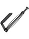 Duomama Black One-Handed Tearable Paper Towel Holder - Wall Mount or Under Cabinet Adhesive and Drilling Kitchen/Toilet Dispenser