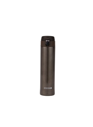 520 ML / 17.6oz Stainless Steel Vacuum Water Bottle- RF11246  High-Quality Vacuum Insulation Preserves the Flavor and Freshness Brown