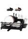 TYCOM Dish Rack - Drying Stand Dish Rack- Dish Rack Kitchen Organizer -Dish Rack With Tableware Cutting Board Rack, Dish Rack Drainer Board Rack, 1-Layer Dish Racks For Home Kitchen (BLACK)&hellip;