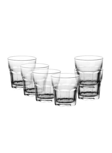 Art Shot Glass, 248ml, Transparent, 6 Pieces