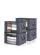 4 Piece Storage Containers for Bedroom,Closet,and Blankets Organization