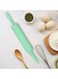 Rolling Pin 39.5x5.5cm Silicone Aquamarine Kitchen Baking Pin for Rolling and Baking - Great for Making Dough, Bread and Pizza