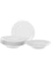 Verona C5280527 Soup Plate Set,White