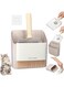 Angju Cat Litter Scooper Kit Wooden Handle Metal Cat Litter Scoop includes Small Broom and Dustpan Set Portable Cleaning Brush and Dustpan Combo Wide Slots Fast Sifting Cat Litter Scooper