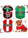 Xuniea 3 Pieces Christmas Dog Shirt Soft Dog Elf Santa Costume Warm Christmas Puppy Outfit Cute Xmas Clothes for Small Medium Pet Christmas Cosplay Apparel (S (3-5 lbs))