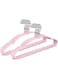 TOPIA HANGER Non Slip Hanger, Adult Space Saving Metal &amp; Rubber Coating Clothes Hangers, Laundry Metal Hangers, Pink Shirt Hangers 20 Pack, CT12P