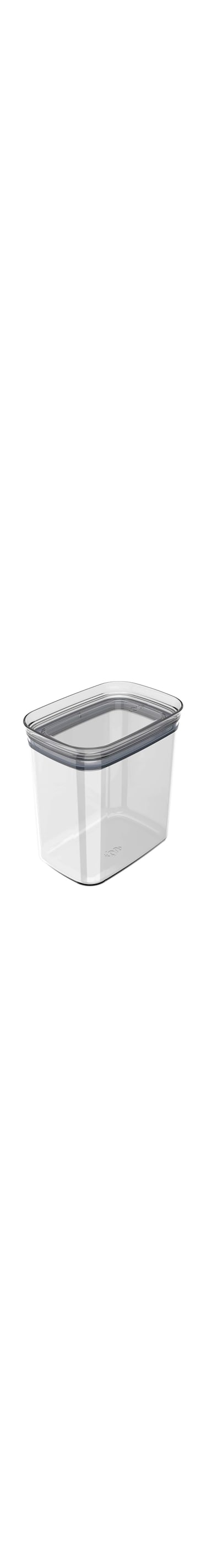 OU Hermetic Rectangular Canister Block, 1.5 Liter Capacity, Natural