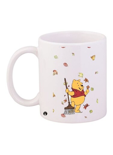 Winnie The Pooh Printed Coffee Mug White/Red/Yellow