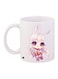 Anime Girl Printed Coffee Mug White/Beige/Red 11ounce