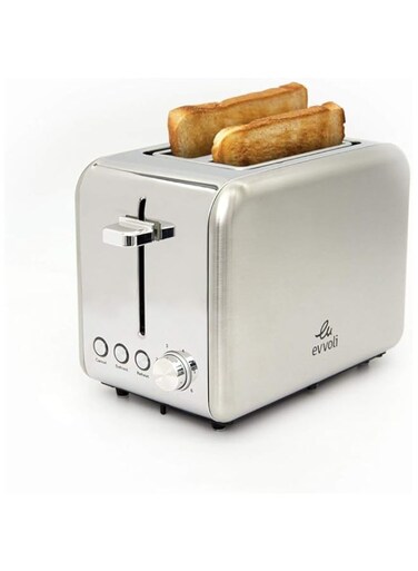 evvoli Toaster, 2 Slices, Cancel/Reheat/Defrost function, 6 Time settings, Auto power cut off function, EVKA-TO7HS