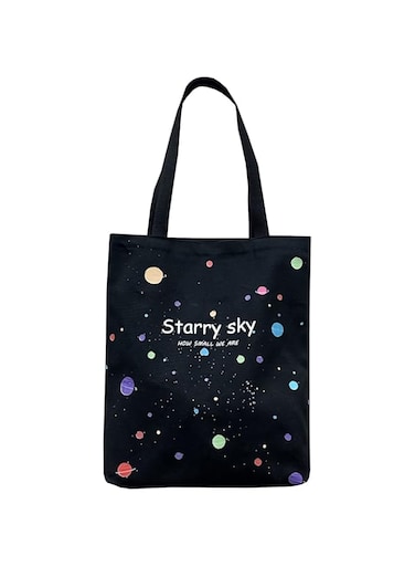 Cute Canvas Tote Bag with Separate Packaging Grocery Bags, Reusable Shopping Bags with Inner Pocket, Polka Dot Splatter pattern Trendy Beach Tote Bag for Women, Girls