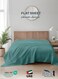 Flat Bedsheet 200x220cm Plush Teal Breathable Machine Washbale Bedsheet Extra Soft Easy Fit Highly Breathable Bedding &amp; Linen Cover