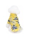 Dog Shirt Clothes Hawaii Casual Shirt Coconut Tree Shirts Cool Summer Seabeach Tank Top Vest for Small Dog Puppy Cat (Yellow, L)