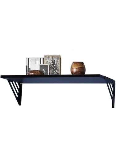 Feelings Wall Floating Shelves   Wall Mounted Shelf   Trophy Stand Shelf   Shelf For Bedroom, Living Room, Bathroom, Home Room Decor - 60X19 CM(Black)