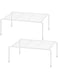 ROFAY Kitchen Cupboard Organiser-2 Pack Metal Wire Storage Shelf Insert Rack for Kitchen Countertop, Pantry, Cabinet, Fridge