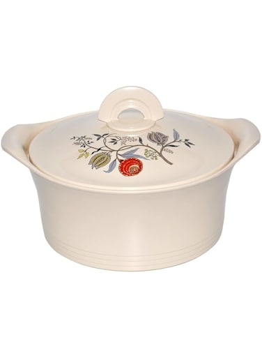 ASIAN Casserole Hotpot, Stainless Steel insulated Hot Pot, Food Warmer, Keeps Food Warm for Hours - Falcon (600 ML, Beige)