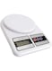 Lcd Screen Digital Display Kitchen Food Scale For Baking And Cooking - Sf-400 10Kg / 1G White Precision Scale - Lightweight And Durable Design Boxed