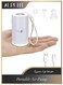 Mini Portable Air Pump, Mini Electric Air Pump for Inflatables 1400mAh Battery USB Rechargeable Air Pump with 410LM LED Light, Quick Inflate for Camping Battery Pool Float Pump