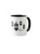 Mug With Design Ramadan Mubark Lanterns White &amp; Black