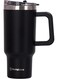 USA 40oz/1184ml Double-Wall Stainless Steel Insulated Tumbler   BPA-Free Reusable Cup for Coffee, Water, Iced Tea &amp; More   6 hrs Hot &amp; 9 hrs Cold   Ideal for Indoor &amp; Outdoor Use   Black