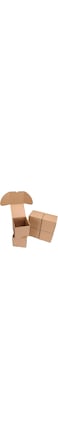 AL Fakhama 6x6x6 Inch (15x15x15 cm) 3-Ply Sturdy Shipping Boxes - Pack of 10 - Brown Tab Lock Tuck Top Mailer Boxes - Small Business Packaging, Gift Wrapping, and Mailing