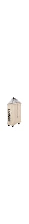 Sulfar Laundry Hamper With 4 Wheels Rolling Slim Tall Laundry Basket with handle Foldable Dirty Clothes Basket Portable Laundry Organizer for Corner Narrow (22 inches, Beige)