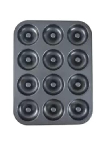 Home Maker Non Stick Mini Donut Pan- 12 Cups