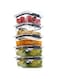 Funito Food Storage Containers, BPA Free, Airtight Lids, Ideal for Lunch, Meal Prep &amp; Leftovers, Set of 5 (360ml)
