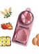 VIO Egg Slicers Egg Cutter Egg Piercer Boiled Egg Slicer Boiled Egg Cutter Kitchen Gadget (PEACH)