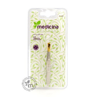 Beautytime Flat Tweezer Pl125 - Gold Plated Tips