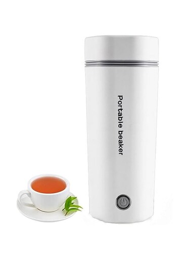 Portable Electric Kettle Portable Water Boiler: Stainless Steel Travel Beaker Tea Kettle, Automatic Shut Off Electric Kettle for Travel &ndash; Electric Mini Travel Kettle for Making Tea Coffee Milk (350ML)