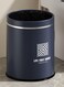 CHIC Garbage Bin, Bathroom Wastebasket, Plastic Large capacity Trash Can, Living Room Kitchen Bathroom Round Waste Bin 16L