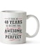40th Birthday Gifts For Women Forty Years Old Men Gift Mugs Happy Funny 40 Mens Womens Womans Wifes Female Man Best Friend 1983 Male Mug Unique Ideas 83 Woman Wife Gag Dad Cute Girls Guys Good Husband