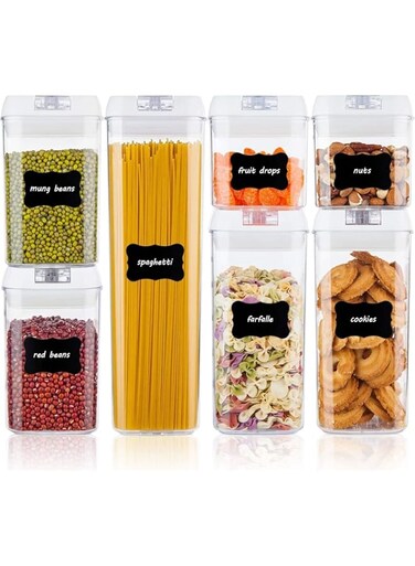 ZR Food BPA-Free Airtight Containers Set, 7 Pieces