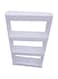 Trolley Rack Available in Designs Perfect for Organizing Kitchen Bathroom or Office Durable and Stylish Storage Solution for Any Space (White, 5-Layer)