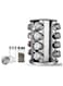 16-Jar Rotating Spice Carousel &ndash; 430 Stainless Steel Seasoning Bottle Set with Rotating Rack for Easy Access