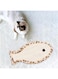 PETSARY Fish Shape Hanging Natural Sisal Cat Scratcher Claw Mat   Silas Cat Fish Scratcher Leopard Print Design   Funny Interactive Pet Playing Toy   Kitty's Health and Good Behavior (Animal Print)