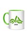 Styles Arabic Calligraphy Name Joman Printed Mug White/Green