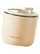 Zudoo Mini Rice Heater Cooker, Mini Rice Cooker Portable for Home Travel Dormitory Office Outdoor (Beige)