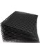 ALEGI 12 Pcs Aquarium Fish Tank Divider Plastic Egg Crate Aquarium Filter Bottom Tray Grid Isolation Board Partition Net Pane Separator (L 12pcs Black)