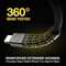 Scosche STRIKELINE HD Premium Heavy-Duty USB-C to USB-C Cable 1.2m Black HDCCB4-SP