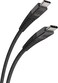 Scosche STRIKELINE HD Premium Heavy-Duty USB-C to USB-C Cable 1.2m Black HDCCB4-SP
