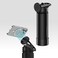 Scosche MagicMount Flask (22oz) Insulated Water Bottle with Built-In MagSafe Compatible Phone Mount Black MFMS22-XCES0