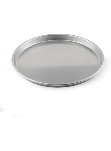 Vague Aluminum Pizza Pan, 12-Inch Size, Silver 13-1424