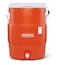 IGLOO-10 Gallon Seat Top With Cup Dispenser - Orange