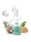 Foaming Paw Cleaner for Dogs and Cats, No-Rinse Foaming Dog Paw Washer with Removable Silicone Bristle Brush
