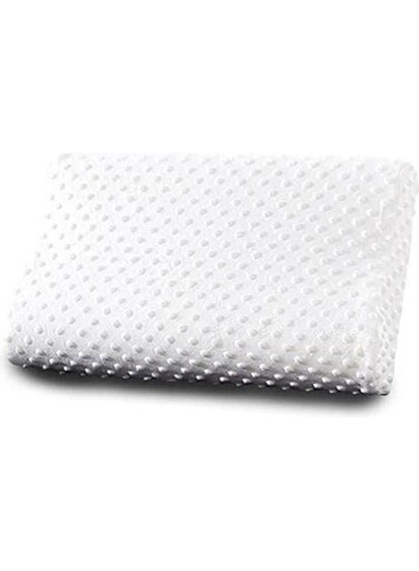 Foam Pillow Massage Memory Foam White 30x50cm