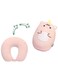 2-in-1 Travel Pillow for Kids, Kids Unicorn Toddler Neck Pillow That Converts into a U-Shaped Neck Pillow, Soft and Adorable Unicorn Animals Plush, for Airplane, Car, Train, or Bus Trip