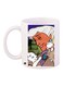 Cartoon Characters Printed Coffee Mug White/Brown/Green