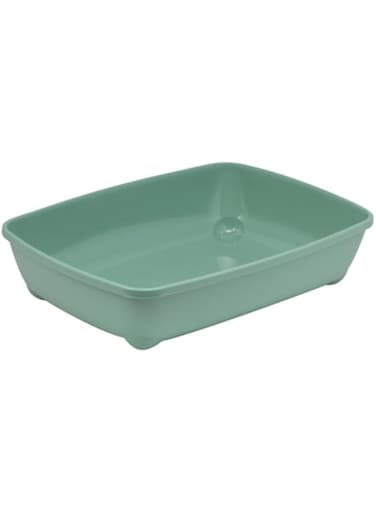 Moderna Arist-O-Tray-Cat Litter Tray 42.2 x 30.4 x 9.9 cm-Green